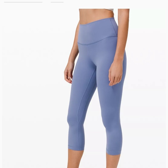 lululemon athletica Pants - Lululemon cropped aligns 21”- water drop